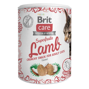 BRIT CARE Superfruits, janjetina, hrskava poslastica, bez žitarica, 100g