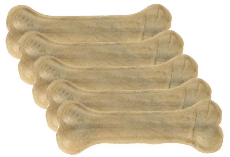 HAU&MIAU Rawhide, presana kost, 100% goveđa koza, 5 kom/7,5cm/15-20g