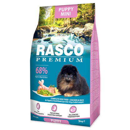 RASCO Premium PUPPY MINI, piletina s rižom