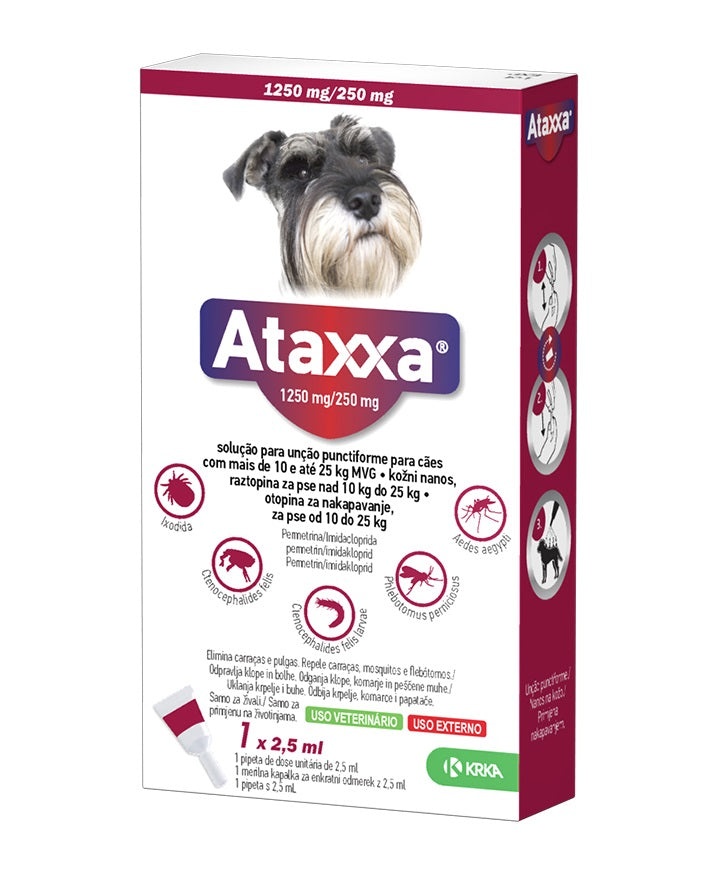ATAXXA (Krka) ampula SpotOn za pse 10-25kg 2,5ml 1/1
