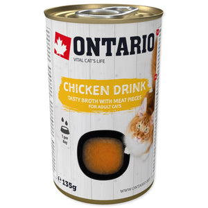 ONTARIO Cat Chicken Drink, napitak s komadićima piletine, 135g