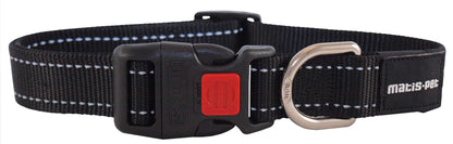 MATIS Klik Ogrlica za psa City Style S 1,3cm/23-30cm, crna