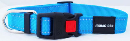 MATIS Klik Ogrlica za psa City Style 1,5cm/30-43cm, aqua