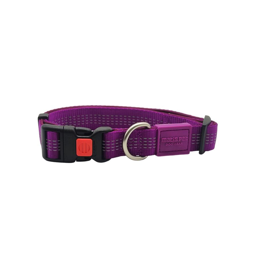 MATIS Klik Ogrlica za psa City Stile S 2,5cm/38-52cm, ljubicasta