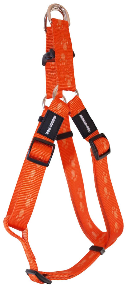 MATIS Orma za psa Dogy Paws Large 2cm/45-80cm, narancasta