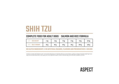 ASPECT Shih Tzu, losos s rižom, 1 kg