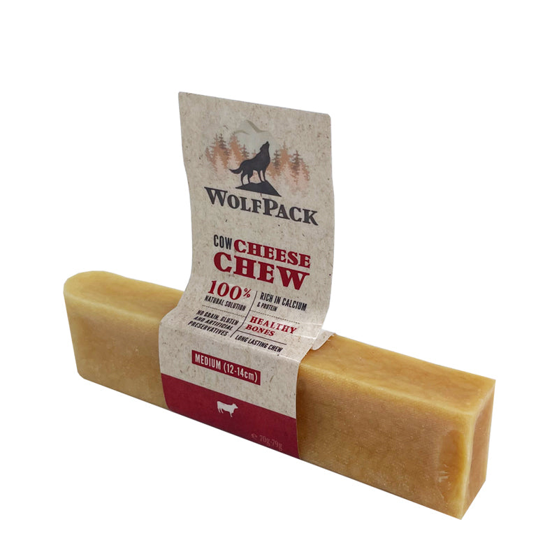 WOLFPACK Zvakalica za pse od sira M (12-14cm/70g-79g)
