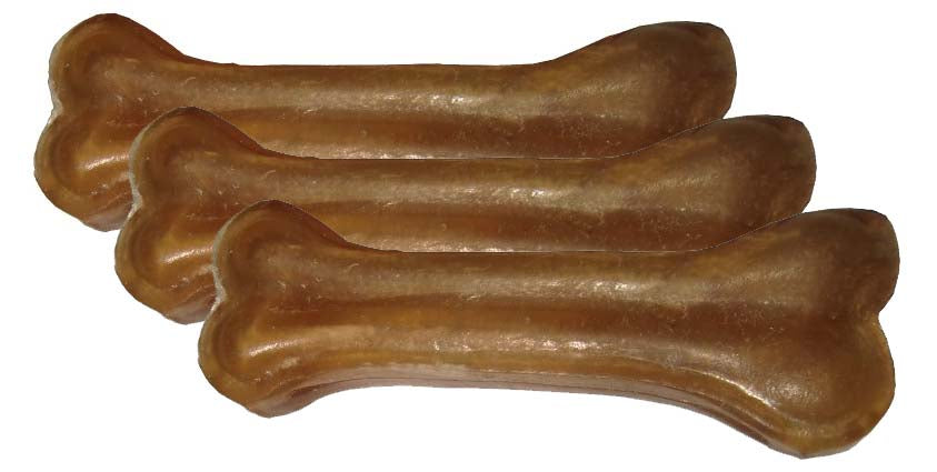 HAU&MIAU Rawhide, presana kost, 100% goveđa koza, 3 kom/10cm/90g
