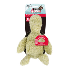 ALL FOR PAWS Titan Gnaw Philip Sea Turtle, plišana igračka za pse, zvučna