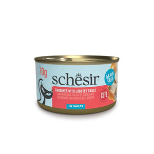 SCHESIR Komadići sardine u umaku od jastoga, bez žitarica, 70g