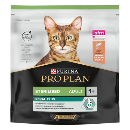 PRO PLAN Sterilised Renal Plus, bogato lososom