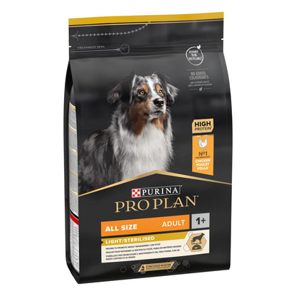 PRO PLAN Light/Sterilised, bogato piletinom