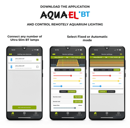 AQL UltraSlim BT Rasvjeta LED, Bluetooth upravljanje