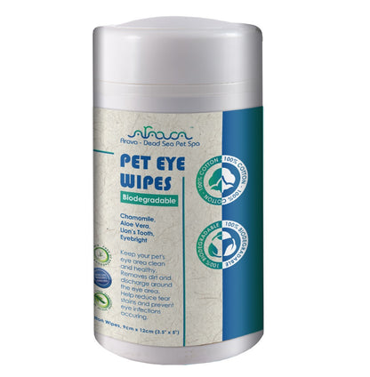 ARAVA Eye Wipes, biorazgradive maramice za područje oka, za pse i mačke, 100kom