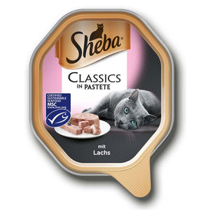 SHEBA Classic, pašteta s lososom, u štruci, 85g