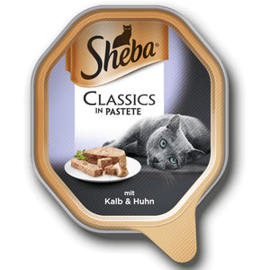 SHEBA Classic, pašteta s teletinom i piletinom, u štruci, 85g
