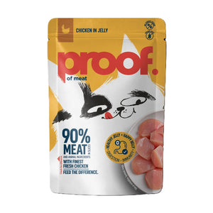PROOF, Piletina, komadići u želeu, za odrasle mačke, 85g