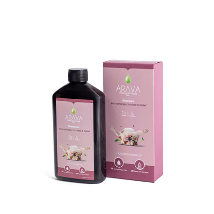 ARAVA Aromatherapy, šampon za pse i štence, za osjetljivu i nadraženu kožu 400ml