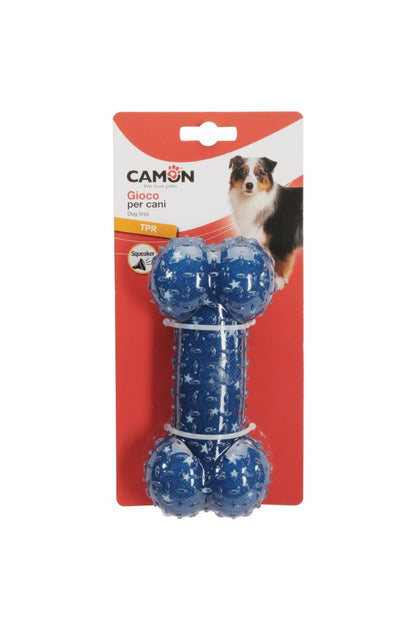 CAMON Igračka za pse Kost, TPR, s pištalicom, 16cm, razni motivi
