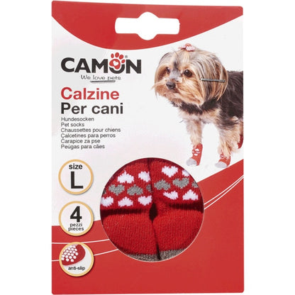 CAMON Čarapice za pse Hearts fantasy