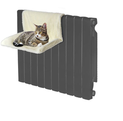 CAMON Ležaj za mačke Cosy Cat za radijator, pliš, 46x32x26 cm