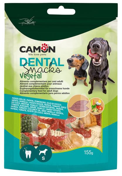 CAMON Dental Animal Vege Light S, poslastica za pse, mix 4 okusa, 155g