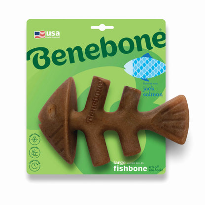BENEBONE Igračka za pse Fishbone, aroma lososa