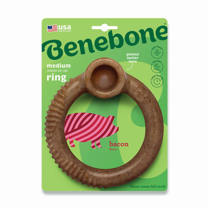 BENEBONE Igračka za pse Ring, aroma slanine