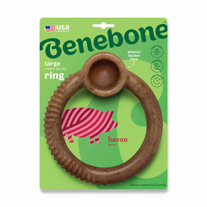 BENEBONE Igračka za pse Ring, aroma slanine