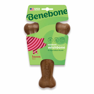 BENEBONE Igračka za pse Wishbone, aroma slanine