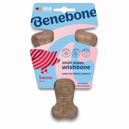 BENEBONE Igračka za pse PUPPY Wishbone, aroma slanine