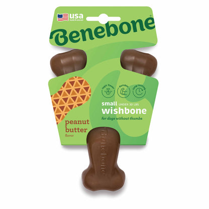 BENEBONE Igračka za pse Wishbone, aroma kikirikija