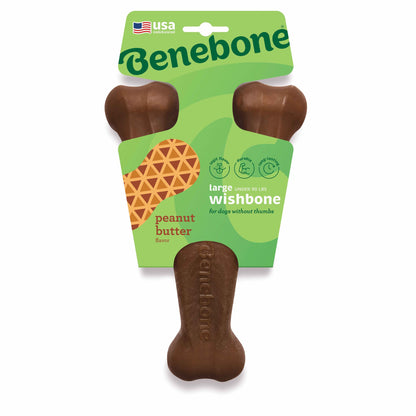 BENEBONE Igračka za pse Wishbone, aroma kikirikija