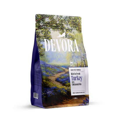 DEVORA Sterilized White Meat, bez žitarica, za mačke