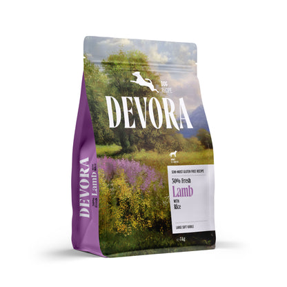 DEVORA Semi-Moist Large Janjetina i riža, poluvlažna hrana za pse