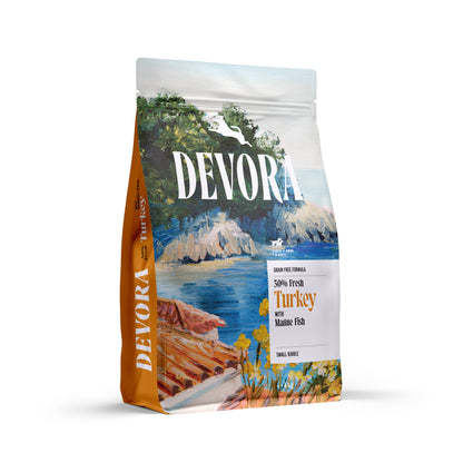 DEVORA STARTER&JUNIOR Puretina s morskom ribom, bez žitarica