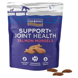 FISH4DOGS SUPPORT+ Joint Health, losos, hrskava poslastica za pse, 225g
