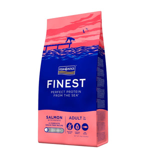 FISH4DOGS Finest Large, losos i krumpir, bez žitarica, 6kg