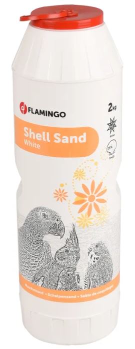 FLAMINGO Pijesak za ptice s 15% školjki i mirisom anisa 2 kg