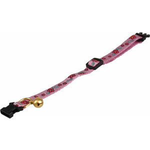FLAMINGO Ogrlica za mačke s cvjetićima 10 mm/30 cm, roza