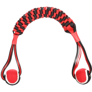 FLAMINGO Movas Konopac s teniskim loticama, crveno - crni, 55cm