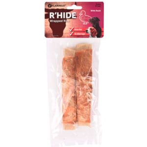 FLAMINGO RHide Wrapped Ribs, žvakalica, pačetina, poslastica za pse, 2kom, 110g