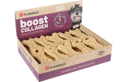 FLAMINGO Boost Bone, s piletinom i kolagenom, poslastica za pse, 1kom/24g