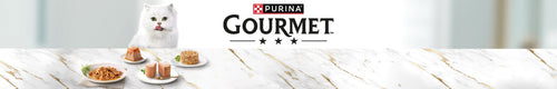 Gourmet hrana za mačke banner desktop