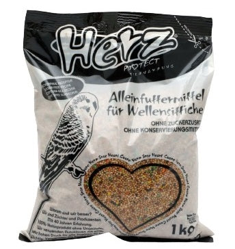 HERZ PROTECT Tigrica, potpuna hrana za male papige, 1kg