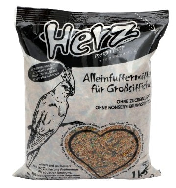 HERZ PROTECT Nimfa, potpuna hrana za srednje papige, 1kg