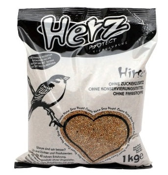 HERZ PROTECT Proso, dopunska hrana za ptice, 1kg
