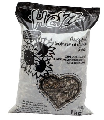 HERZ PROTECT Suncokret, dopunska hrana za sve vrste ptica i glodavaca, 1kg