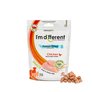 I'M DIFFERENT Freeze Dried, monoprotein piletina, poslastica bez žitarica, 40g
