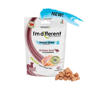 I'M DIFFERENT Freeze Dried biserka, poslastica bez žitarica, 40g